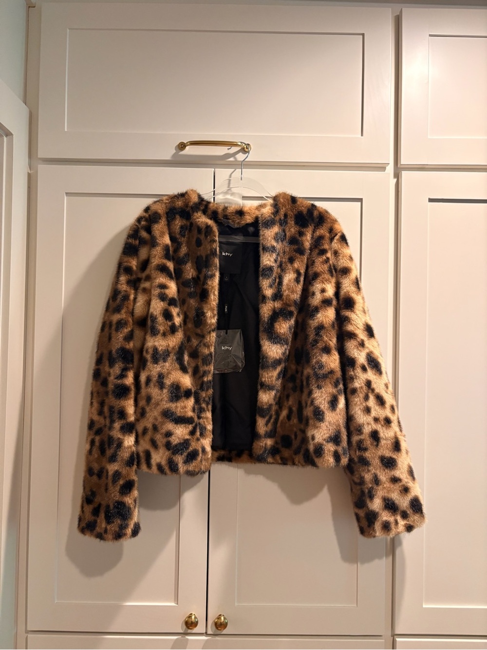 Khy SIGNATURE FAUX FUR JACKET in Leopard - Picture 3 of 4